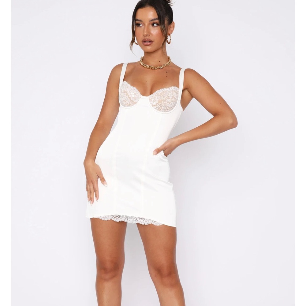 NAT White Fox Admire You Mini Dress.